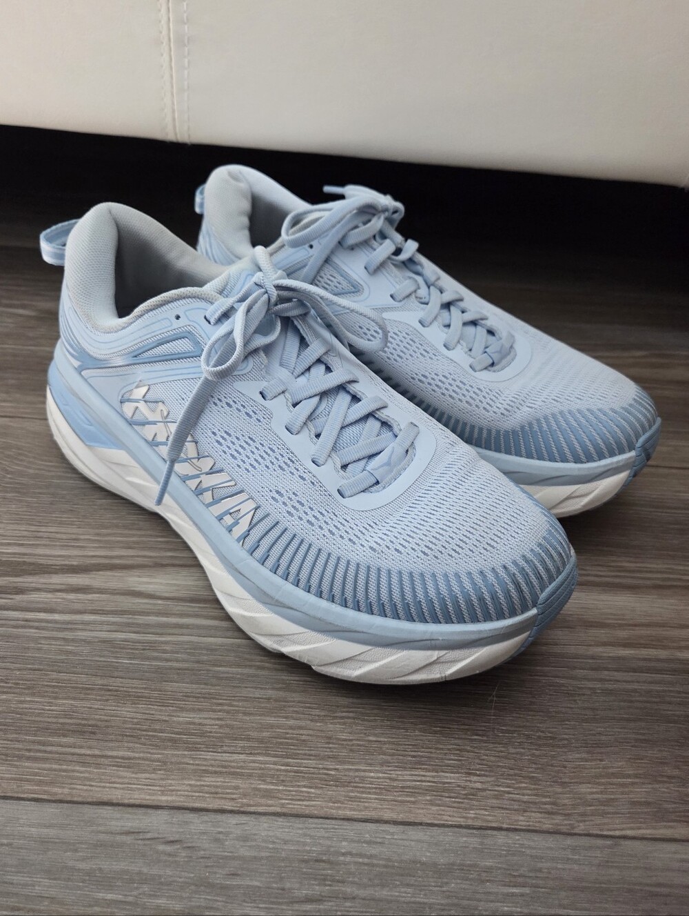 HOKA Light Blue Women's Cushioned Running Sneakers